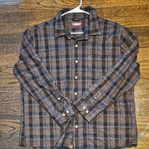 Alesbury Brown Casual Button Down Shirt